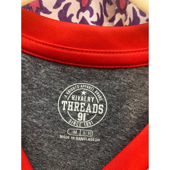 NWT Ohio State Buckeyes Outfit Shirt Shorts Youth Red Gray Size Medium - Picture 3 of 6